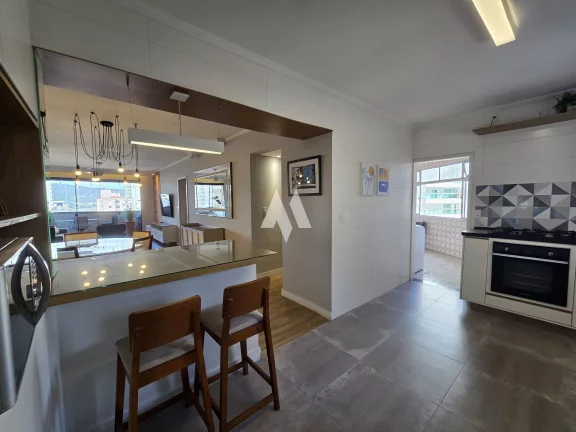Imagem Apartamento para locação com 3 dormitórios, 1 suíte, a uma quadra da praia, 1 vaga demarcada