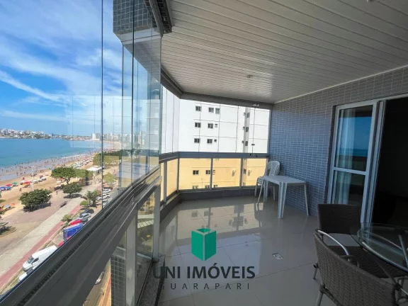 Imagem Lindo Apartamento Frente Mar 3 quartos (2 suítes), 2 vagas de Garagem, na Praia do Morro em Guarapari