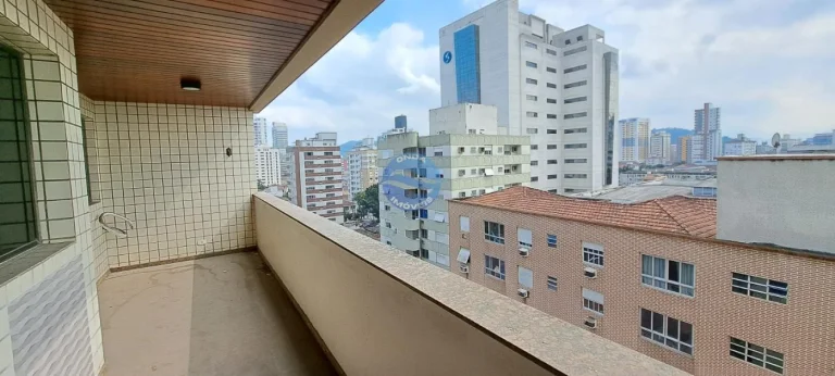 Imagem Belo apartamento para locação em Santos no Boqueirão