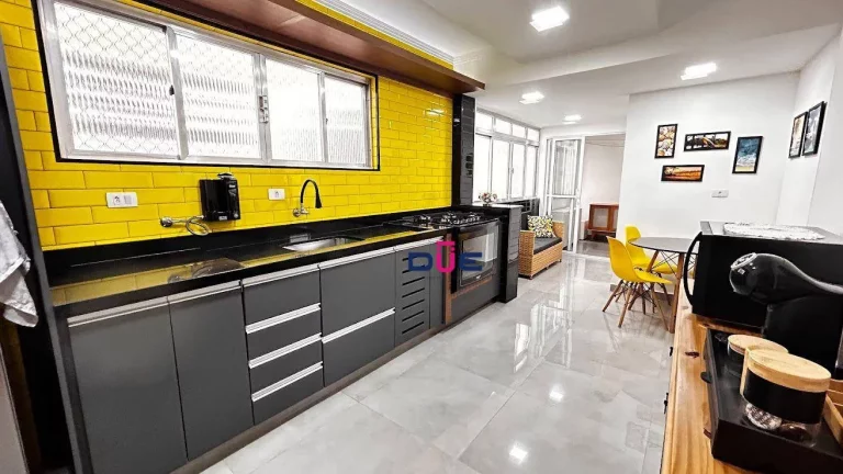Imagem Apartamento com 3 dormitórios à venda, 102 m² por R$ 640.000 - Ponta da Praia - Santos/SP