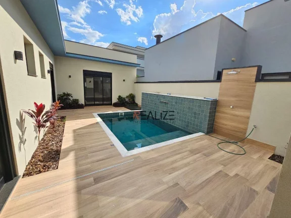 Imagem Casa com 3 suítes e piscina à venda, 202 m² por R$ 1.820.000 - Condomínio Jardim Piemonte - Indaiatuba/SP