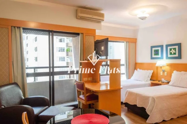 Imagem Flat disponível para venda no Quality Paulista, com 29m², 1 dormitório e 1 vaga