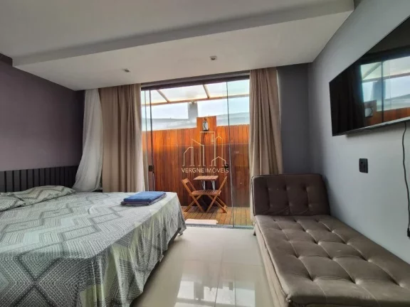Imagem Village Imbassaí com três quartos em condomínio fechado e varanda a venda