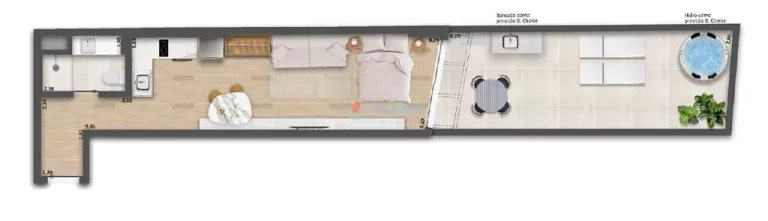 Imagem Studio à venda 1 Quarto 65.1M Copacabana Rio de Janeiro - RJ | Be in Rio Tonelero