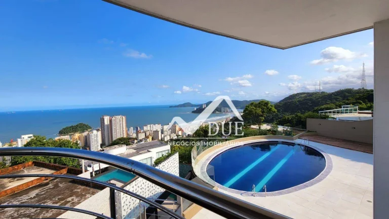 Imagem MANSÃO MORRO SANTA TEREZINHA, 4 SUITES à venda, 800 m² por R$ 9.800.000 - Marapé - Santos/SP
