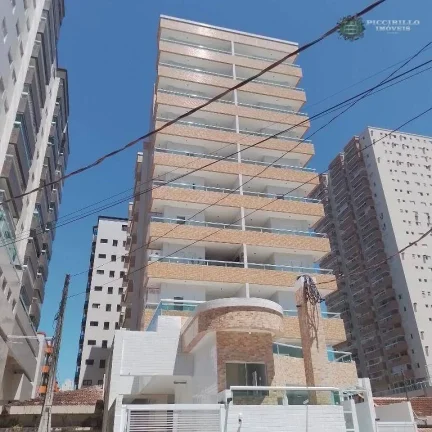 Imagem Apartamento com 1 dormitório à venda, 44 m² por R$ 340.000 - Vila Guilhermina - Praia Grande/SP