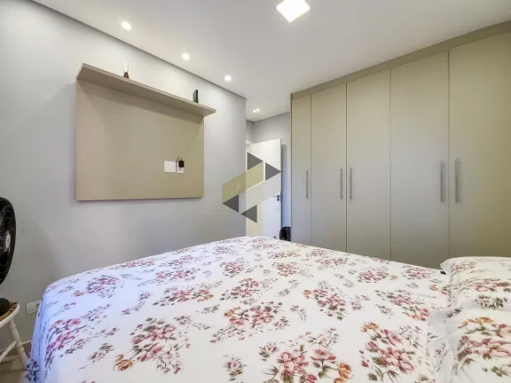 Imagem Apartamento para Venda em Santos, Embaré, 2 dormitórios, 1 banheiro, 1 vaga