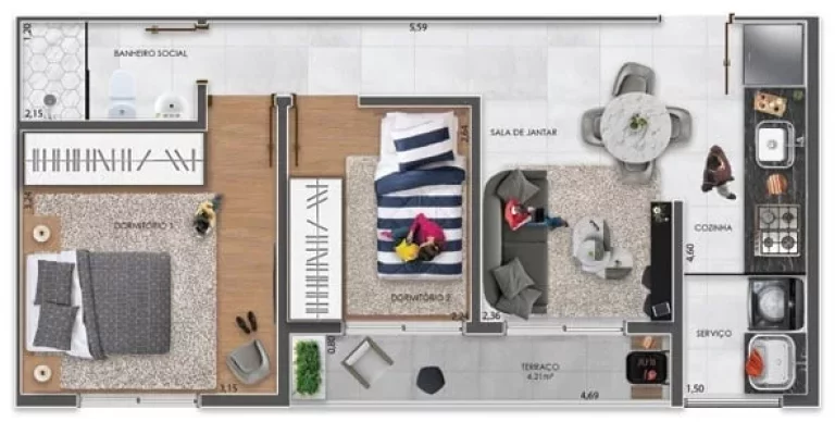 Imagem APARTAMENTO RESIDENCIAL em São Paulo - SP, Vila Carrão