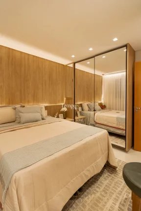 Imagem Residencial Vértice - Apartamento 3 Quartos 1 Suíte, Churrasqueira a Carvão na varanda