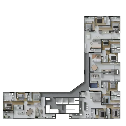 Imagem Toronto - Apartamento à venda no bairro Perequê - Porto Belo/SC