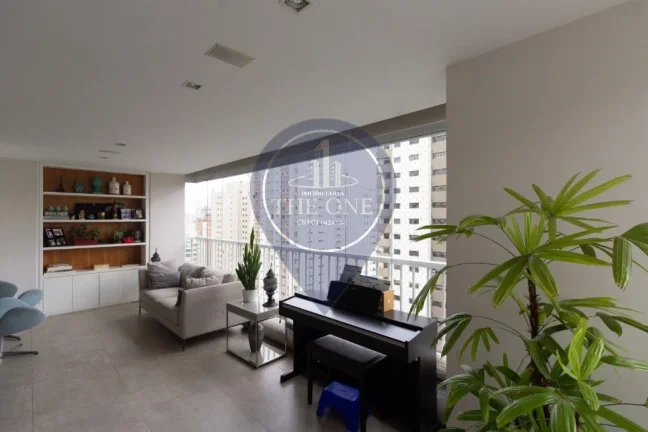 Imagem Apartamento de luxo em Moema, São Paulo-SP: 4 quartos, 3 suítes, 2 salas, 4 banheiros, 3 vagas de garagem, 181m².