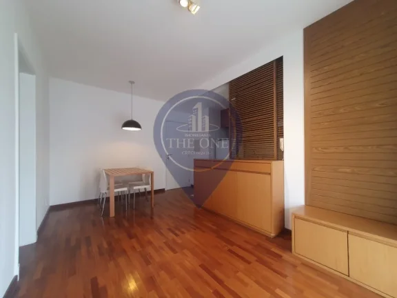 Imagem Apartamento para locação na Cidade Monções, São Paulo-SP: 1 quarto, 1 suíte, 1 sala, 2 banheiros, 1 vaga, 47,00 m². Venha conferir!