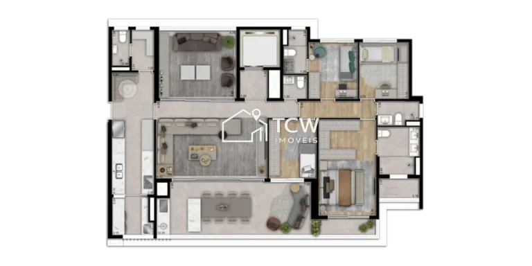 Imagem Apartamento à venda no bairro Brooklin Paulista - São Paulo/SP, Zona Sul