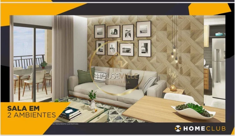 Imagem Apartamento 3 dormitórios, Home Clube Urbanova, Sjc.