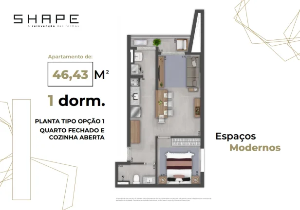 Imagem SHAPE Aptos. de 46 a 79m² ALPHAVILLE