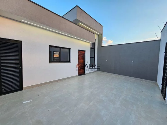 Imagem Casa moderna com 2 dormitórios e quintal à venda, 60 m² por R$ 550.000 - Jardim Araras - Indaiatuba/SP