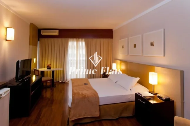 Imagem Flat disponível para venda no Mercure São Paulo Grand Plaza Paulista Hotel na Paraíso, com 30m², 1 dormitório e 1 vaga