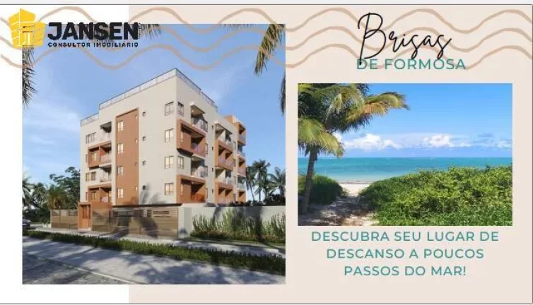 Imagem APARTAMENTOS COM 02 QUARTOS À 100 METROS DA PRAIA DE FORMOSA