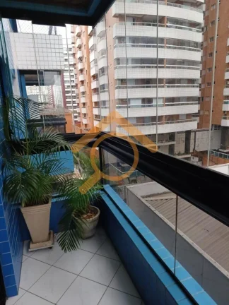 Imagem Aluguel de Apartamento de 2 Quartos no Canto do Forte, Praia Grande-SP: 1 Suite, 2 Salas, 3 Banheiros, 1 Vaga, 84m².