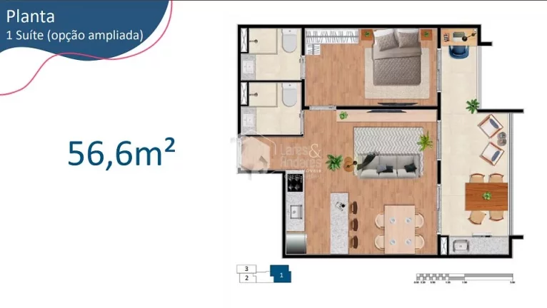 Imagem APTO À VENDA, COM 57M² 2 DORM 1 SUÍTE, COM PONTO PARA AR COND. AQUECIMENTO A GÁS, PONTO DE COOKTOP, TOMADAS USB E PERSIANAS DE ENROLAR - HIGIENÓPOLIS