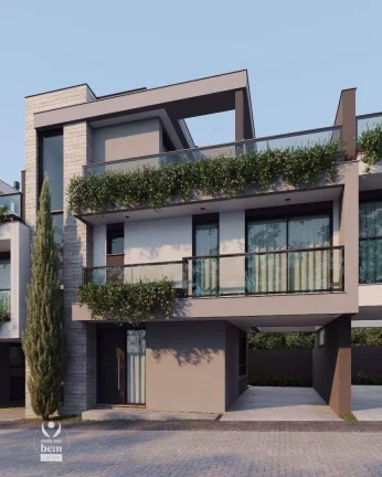 Imagem Sobrado com 176 m², 4 quartos (2 suíte) com terraço à venda por R$ 1.305.320,31 - Ecoville - Curitiba/Paraná