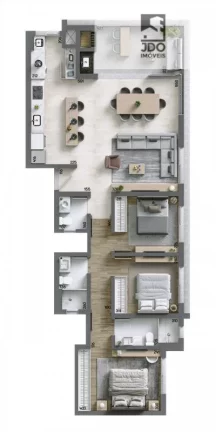 Imagem Apartamento a Venda no bairro Água Verde - Curitiba, PR