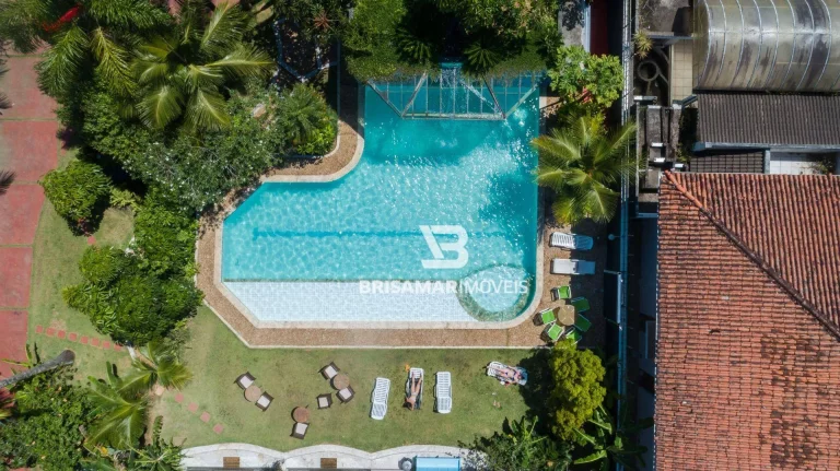 Imagem Praia da Enseada** Linda Mansão Frente Total Para o Mar**, Altíssimo Padrão, 6 Garagens, Piscina, Churrasqueira, Lago etc.. TOP!