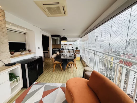 Imagem Apartamento alto padrão à venda porteira fechada com 3 dormitórios e Varanda Gourmet no Boqueirão de Santos/SP