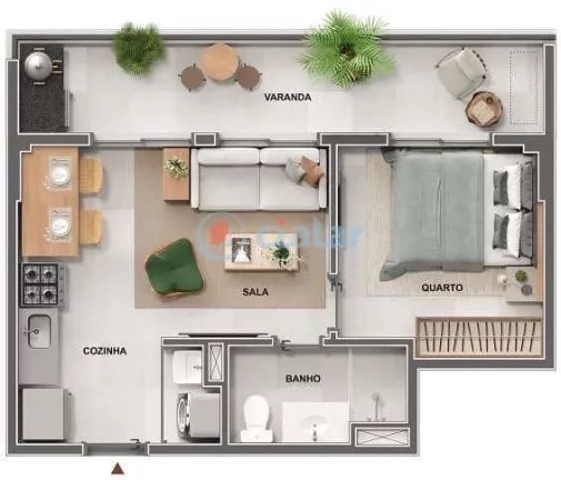 Imagem Apartamento à venda 1 Quarto 40.2M Centro Rio de Janeiro - RJ | Cores de Fátima Imagem Apartamento à venda 1 Quarto 40.2M Centro Rio de Janeiro - RJ | Cores de Fátima