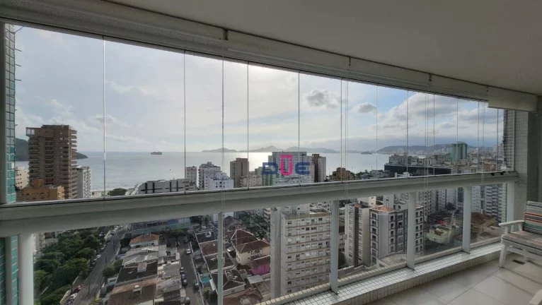 Imagem Apartamento com 3 dormitórios, 144 m² - venda por R$ 2.330.000 ou aluguel por R$ 13.000/mês - Ponta da Praia - Santos/SP