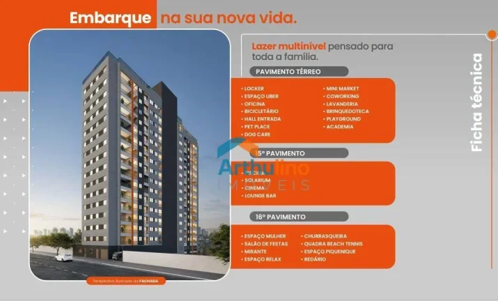 Apartamento com 2 dormitórios à venda por R$ 199.000,00 - Vila Carmosina - São Paulo/SP