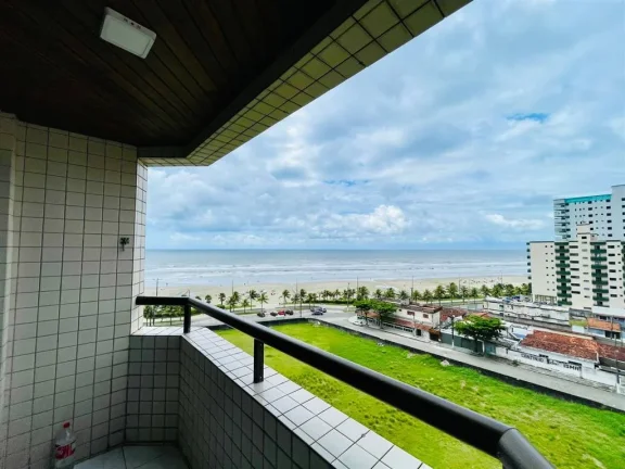 Imagem Apartamento 2 dormitórios com sacada vista mar em Praia Grande
