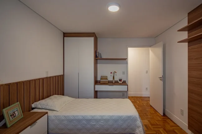 Imagem Apartamento Vila Romana - 91M², 2 Dorms, 1 Vaga Demarcada, Reforma Completa, Armários.