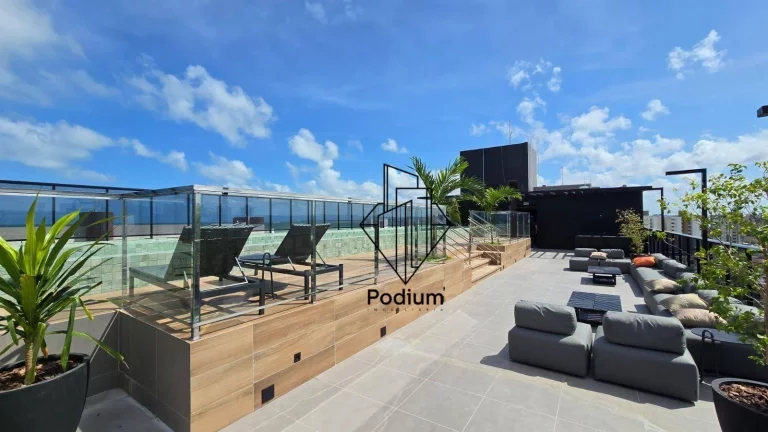 Imagem Flat com vista definitiva para o mar no Bairro Ponta de Campina/Cabedelo- FL0808.