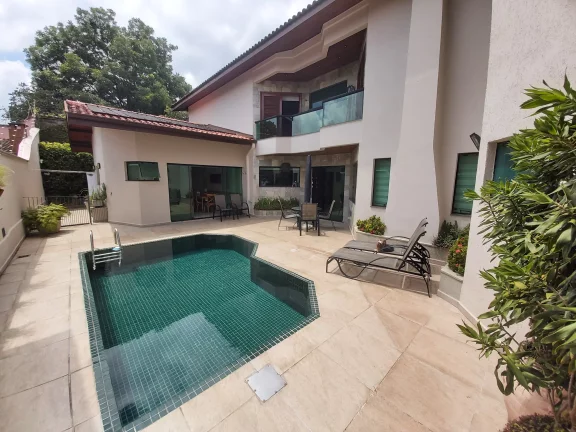 Imagem SÃO ROQUE NOBRE EXCELENTE SOBRADO ALTO PADRÃO 340,00 M 3 SUÍTES 6 BANHEIROS 3 SALAS PISCINA AQUECIMENTO SOLAR ÓTIMA LOCALIZAÇÃO R. SEGURA E SEM SAÍDA.