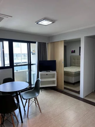 Imagem Flat para aluguel possui 43 m2 quadrados com 1 quarto em Cerqueira César SP