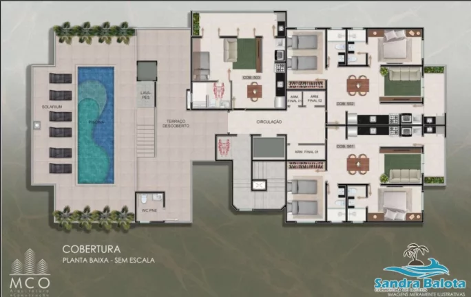 Imagem Lofts e apartamentos no centro de Ubatuba