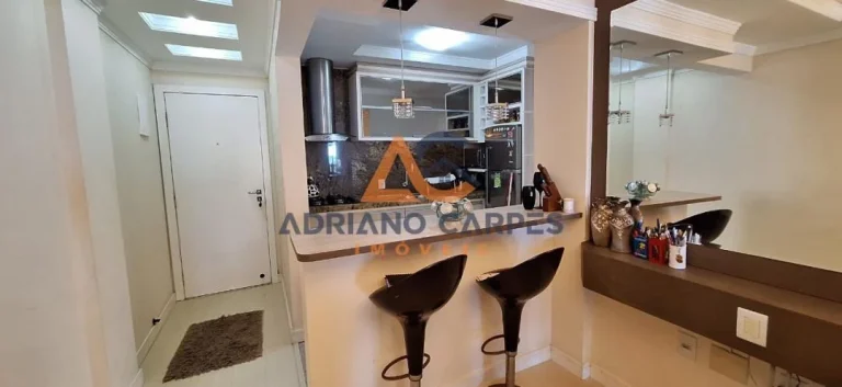 Imagem Apartamento mobiliado com 1 suíte mais 1 dormitório e demais cômodos na quadra mar na praia de Gravatá em Navegantes a venda com a Imobiliária Adriano Carpes