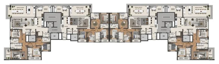 Imagem Canta, o melhor lugar é aqui. Apartamentos de 148m² e 191m², torre única, 3 ou 4 suítes (opçã...