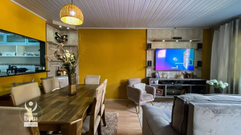 Imagem MEGA PROMOÇÃO! casa com 2 quartos e móveis planejados, área gourmet, 2 vagas de garagem à venda de R$350K por R$292.500 - Piraquara/PR
