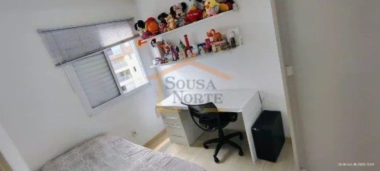 Imagem Apartamento com 76 m²com 3 dormitórios, sendo 1 suíte, possui armários embutidos na cozinha, lav...