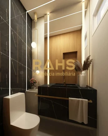 Imagem Excelente casa em construção em condomínio fechado no bairro América, em região nobre de Joinvi...