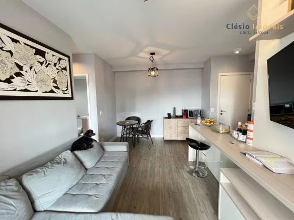 Imagem Apartamento 1 Quarto | Sala com Varanda | 1 Vaga, 45m² Útil | República