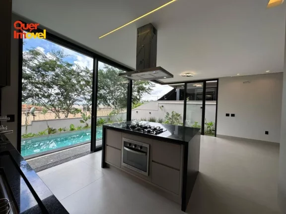 Imagem Imóvel de luxo em condomínio na Vila do Golf em Ribeirão Preto-SP! 4 quartos, 4 suítes, 4 vagas de garagem e 261m². Aproveite! Quer Imóvel Negócios Imobiliários.
