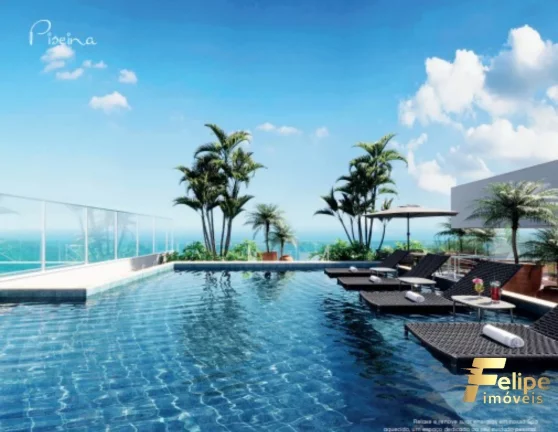 Imagem Um empreendimento localizado a uma quadra do mar, com apartamentos de 2 e 3 quartos na Praia de Peracanga