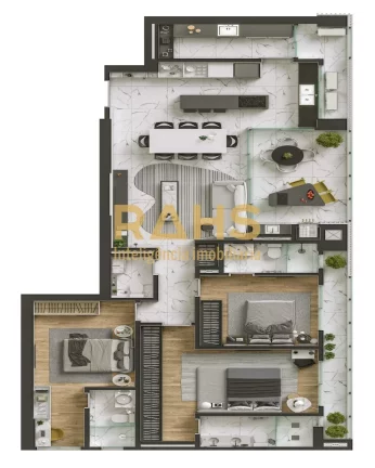 Imagem Excelente apartamento em fase de construção, com entrega prevista para abril de 2026, localizado e...