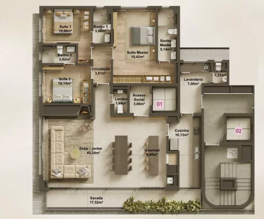 Imagem Ubá - Apartamento à venda no bairro Bela Vista - Porto Alegre/RS