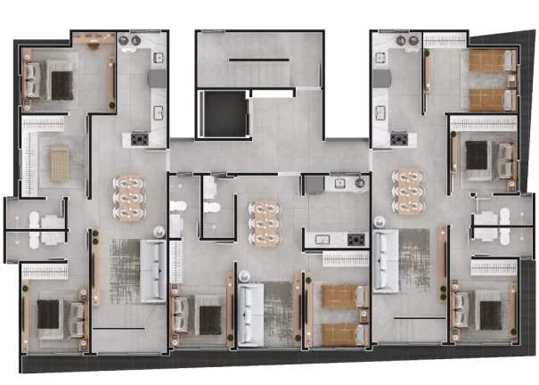 Imagem Apartamento à venda, 76 m² por R$ 737.200,00 - Bessa - João Pessoa/PB