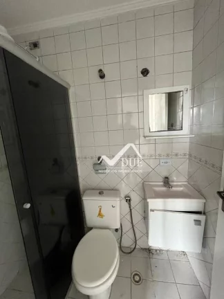 Imagem Apartamento com 2 quartos um deles suite, vaga demarcada de frente com vista livre e duas sacadas à venda, 76 m² por R$ 350.000 - Estuário - Santos/SP