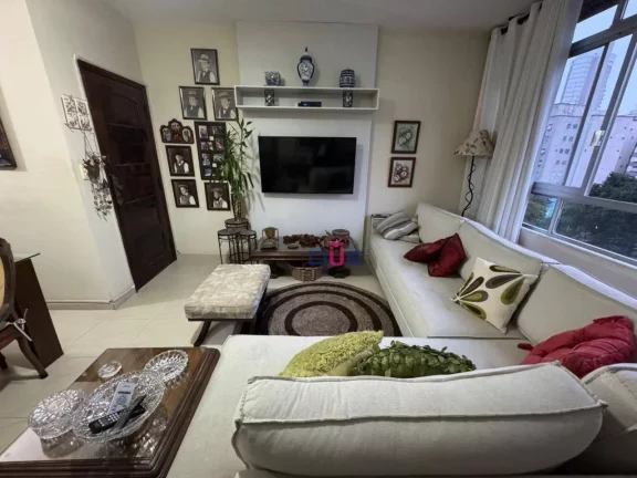 Imagem Apartamento com 3 dormitórios mais dependência completa de empregada à venda, 141 m² por R$ 690.000 - Boqueirão - Santos/SP